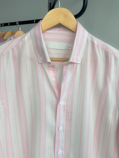 Classic stripe shirt - Rosewater