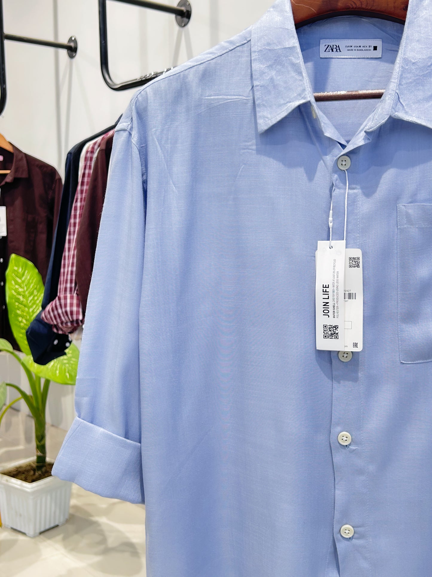Baggy shirt - Sky blue