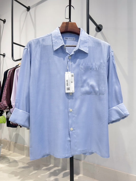 Baggy shirt - Sky blue