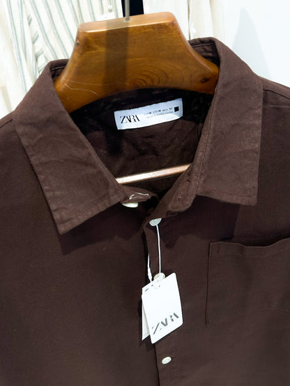 Baggy shirt - Chocolate