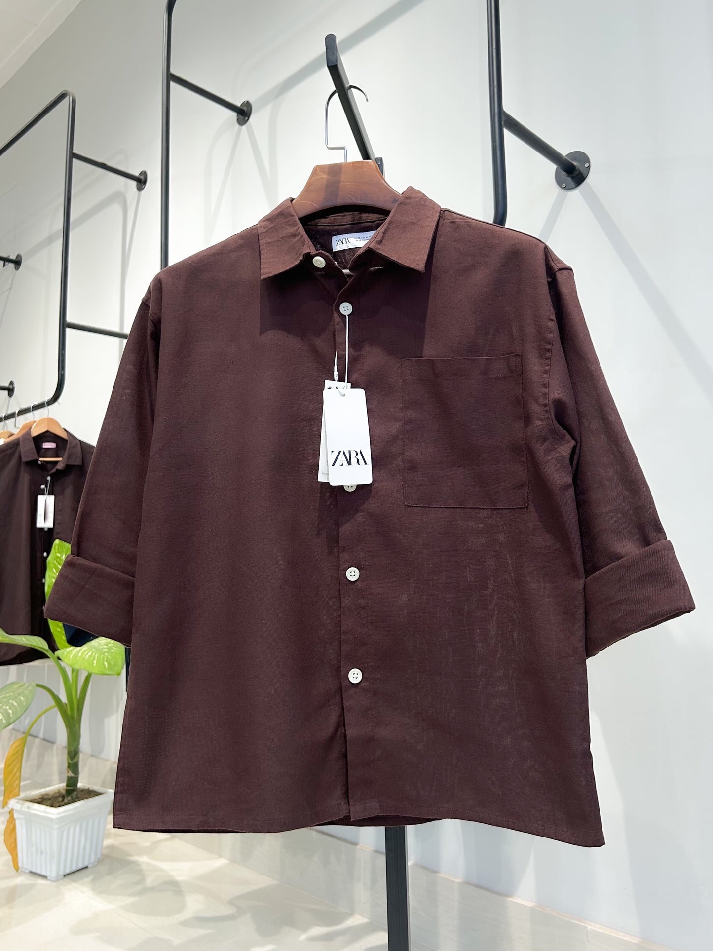 Baggy shirt - Chocolate