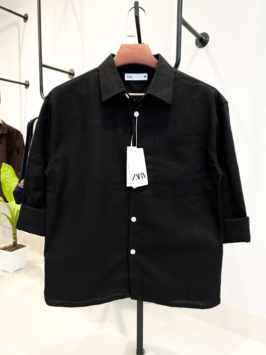 Baggy shirt - Black