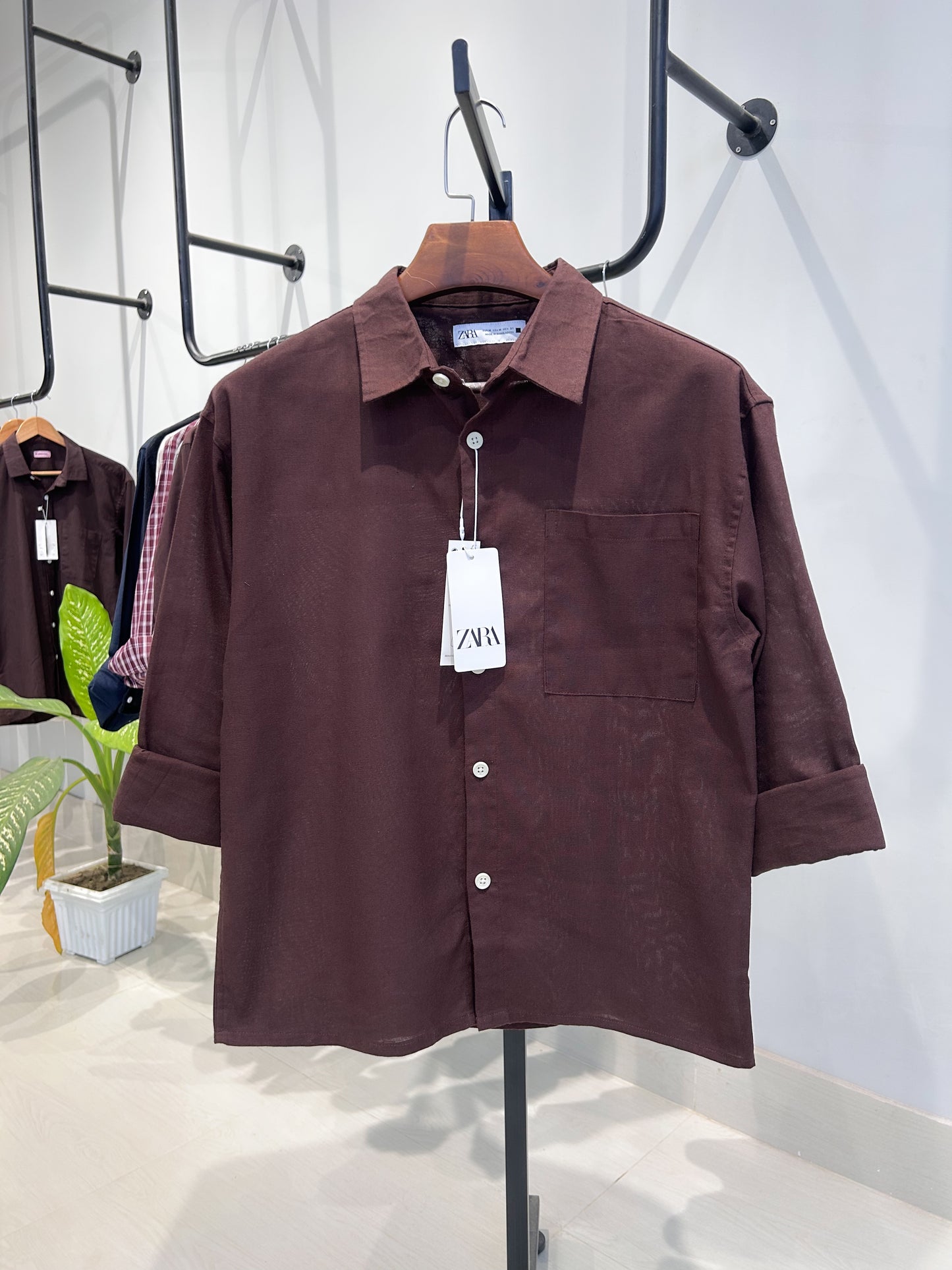 Baggy shirt - Chocolate